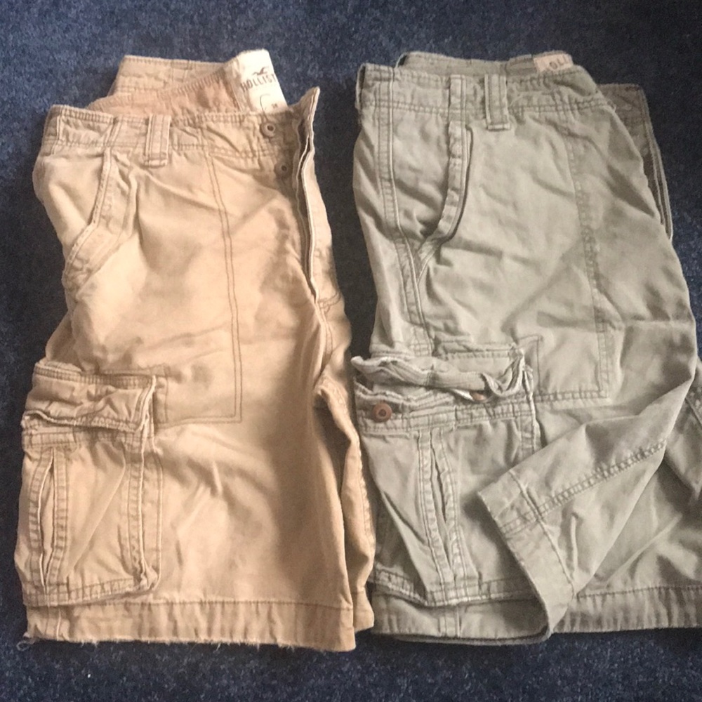 2 pairs of Hollister shorts size 36